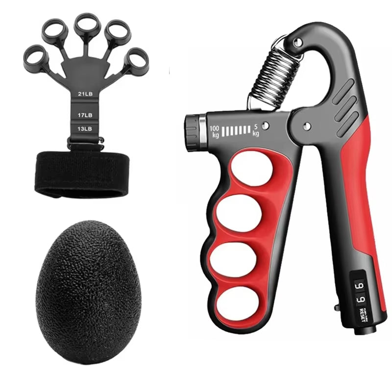 5-100Kg Gym Handgrip,Gripper Kit,Adjustable A-Type Hand Grip,Exercise Strengthening Pliers Spring,Finger Gripper,Wrist Expander