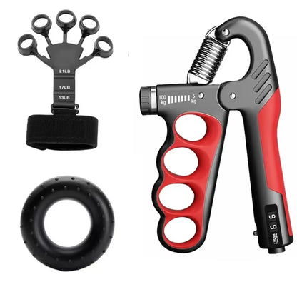 5-100Kg Gym Handgrip,Gripper Kit,Adjustable A-Type Hand Grip,Exercise Strengthening Pliers Spring,Finger Gripper,Wrist Expander