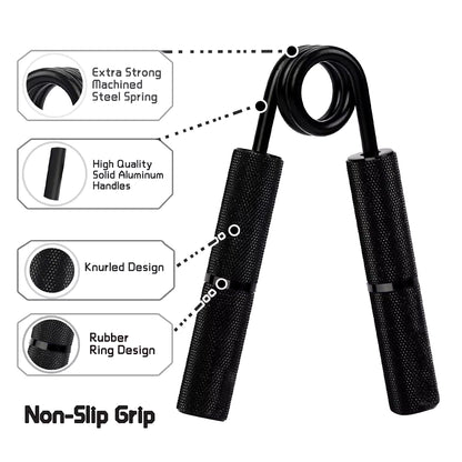 Aluminum Heavy Hand Grip Wrist Rehabilitation Developer Home Fitness Handgrip Muscle Strength Training Device Carpal Expander